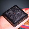 Vintage Cinnabar Ink Micro Sculpture VIII:1978 Imperial Seal | Sculptures by Dynasty Artisan. Item compatible with contemporary and eclectic & maximalism style