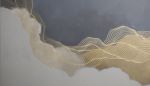 "Deep Into the Light" abstract line painting | Paintings by Tracie Cheng