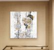 Urban Grid Number 24 | Oil And Acrylic Painting in Paintings by Kari Souders. Item made of canvas with fiber