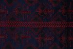 Rug & Kilim's Baluch Tribal Rug in Blue with Red Geometric | Area Rug in Rugs by Rug and Kilim