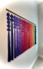 Bird of Paradise: Large Gradient Dimensional Wall Hanging | Wall Sculpture in Wall Hangings by Cadence by Clarity Craft Studio. Item composed of bamboo & cotton compatible with boho and contemporary style