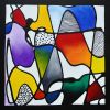 Harlequin - Festive Frenzy 2 | Oil And Acrylic Painting in Paintings by Aarti Bartake. Item made of canvas with synthetic