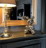 Small Stainless Steel Bear 'Grace' | Sculptures by IRENA TONE. Item made of steel compatible with minimalism and art deco style