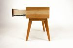Abymini | Nightstand in Storage by Curly Woods. Item made of oak wood with concrete works with mid century modern style