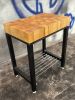 Butcher Block Table | Tables by Flywheel Industrial Arts. Item made of maple wood with steel