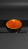 Large Pear Wood Low Bowl | Hand-Turned Artisan Solitaire | Decorative Bowl in Decorative Objects by Holzkunst Samuel Meisinger. Item made of wood works with minimalism & contemporary style