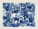 Sounding In Fathoms II | Collage in Paintings by Adam Collier Noel. Item made of canvas with paper works with contemporary style
