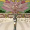 Lotus Backsplash | Mosaic in Art & Wall Decor by JK Mosaic, LLC. Item composed of ceramic