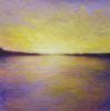Monday Sunset | Oil And Acrylic Painting in Paintings by Victoria Veedell | Room & Board in San Francisco. Item composed of canvas