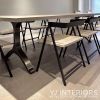 Walker Dining Chair | Chairs by YJ Interiors. Item composed of maple wood and metal