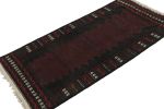 Vintage Afghan Baluch Kilim Runner Rug, with Geometric | Area Rug in Rugs by Rug and Kilim