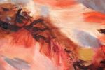 Square Canvas Abstract Landscape Oil and Acrylic | Oil And Acrylic Painting in Paintings by Simona Gocan. Item composed of canvas in contemporary style