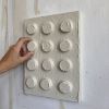 ‘Dapple’ | Wall Sculpture in Wall Hangings by Greyya Jay. Item made of cement works with minimalism & japandi style
