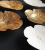 Golden Graces - 5 Original Ceramic Porcelain | Wall Sculpture in Wall Hangings by Elizabeth Prince Ceramics. Item made of ceramic works with minimalism & contemporary style