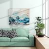 A restless sea | Oil And Acrylic Painting in Paintings by Cristina Dalla Valentina. Item composed of canvas in contemporary style