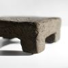 Small Square Shelf Riser in Textured Earthen Brown Concrete | Decorative Tray in Decorative Objects by Carolyn Powers Designs. Item made of concrete compatible with minimalism and contemporary style