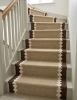 Handwoven Wool Brown Stair Runner | Runner Rug in Rugs by Evergreen Carpets. Item made of wool works with boho & minimalism style