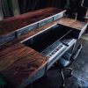 Custom Studio Desk Design | Tables by Monkwood Studios. Item composed of wood