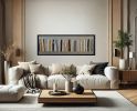 les gardiens du savoir | Oil And Acrylic Painting in Paintings by Sophie DUMONT.. Item made of canvas works with minimalism & contemporary style