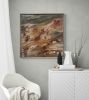 "chasing sunrise" (sold) | Oil And Acrylic Painting in Paintings by VISCERAL HOME. Item made of canvas compatible with boho and japandi style
