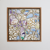 Watercolor and Gold-Foiling Painting on Wood Panel - 02 | Watercolor Painting in Paintings by Apoorva Kasaraneni. Item made of wood with synthetic
