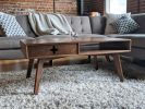 Coffee Table Plus in Solid Walnut / Mid Century Modern | Tables by Max Moody Design. Item made of maple wood