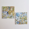 Watercolor and Gold-Foiling Painting on Wood Panel - 03 | Watercolor Painting in Paintings by Apoorva Kasaraneni. Item made of wood & synthetic