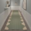 Handwoven Woolen Runner Rug | Rugs by Evergreen Carpets. Item composed of wool compatible with boho and minimalism style