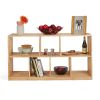Zuma Para solid wood low open bookcase | Shelving in Storage by Modwerks Furniture Design LLC. Item made of wood compatible with minimalism and contemporary style