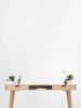 HEIM - Mid-century computer desk with drawers and storage | Tables by Mo Woodwork. Item made of oak wood works with minimalism & mid century modern style