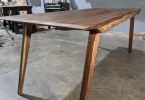 William A Ney | Dining Table in Tables by Ney Custom Tables : Design and Fabrication. Item composed of walnut