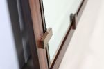 Bronze and Macassar Ebony Wall Mirror by Costantini, Marco | Decorative Objects by Costantini Design. Item composed of glass