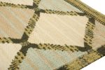 Rug & Kilim’s Scandinavian Square Rug in Blue and Beige | Area Rug in Rugs by Rug and Kilim
