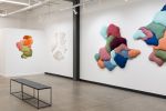 Ghostly Bloom | Wall Sculpture in Wall Hangings by Sienna Martz | Soapbox Arts in Burlington. Item composed of fabric compatible with boho and minimalism style