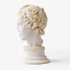 Eros Bust Small Sculpture Made with Compressed Marble Powder | Sculptures by LAGU. Item made of marble