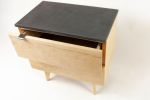 Marissa Blond | Nightstand in Storage by Curly Woods. Item composed of oak wood & concrete compatible with contemporary and modern style