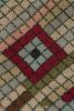 1960s Vintage Distressed Rug in Multicolor Diamond Patterns | Area Rug in Rugs by Rug and Kilim