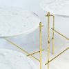 The Stilts - Carrara marble and gold leaf Coffee tables | Tables by DFdesignLab - Nicola Di Froscia. Item composed of steel and marble in contemporary or modern style