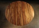 Single Pedestal Argentine Rosewood Round Table by Costantini | Dining Table in Tables by Costantini Design. Item composed of wood