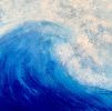 Ride the Wave Canvas Print | Canvas Painting in Paintings by MELISSA RENEE fieryfordeepblue  Art & Design