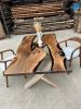 dinner table, dinner epoxy table, epoxy dining table | Tables by Gül Natural Furniture. Item made of wood compatible with contemporary and coastal style