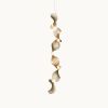 Dune 6 Vertical Line in Metallic Tones Pendant Light | Chandeliers by MOSS Objects. Item made of metal works with contemporary & japandi style