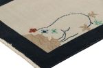 Rug & Kilim’s Chinese Deco Rug in White with Floral Patterns | Area Rug in Rugs by Rug and Kilim