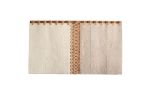 Vertebrae Tapestry X | Wall Hangings by Moses Nadel. Item made of wood with fabric