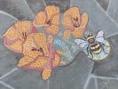 Floor mosaic | Floral Arrangements by Dmitry Mosaics. Item made of ceramic
