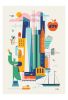The Big Apple — Fine Art Print | Prints by Kirsten Ulve. Item composed of paper in minimalism or contemporary style