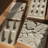 ‘Cede’ | Wall Sculpture in Wall Hangings by Greyya Jay. Item made of wood with cement