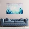 September sky - blue abstract seascape sky painting | Oil And Acrylic Painting in Paintings by Jennifer Baker Fine Art. Item made of canvas works with contemporary & coastal style