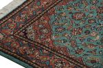Rug & Kilim’s Kashan Runner Rug in Red and Blue | Area Rug in Rugs by Rug and Kilim