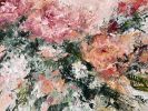 Rose Garden - Modern Art Abstract Floral Painting on Canvas | Oil And Acrylic Painting in Paintings by Filomena Booth Fine Art. Item made of canvas compatible with contemporary and country & farmhouse style